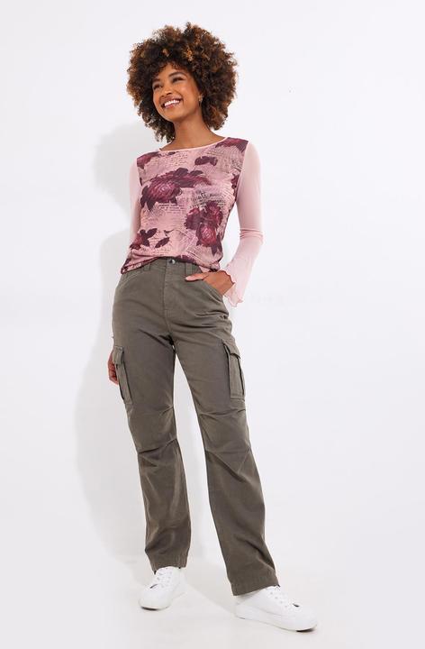 Produktbild Joe Browns Rose and Script Mesh Top (44)