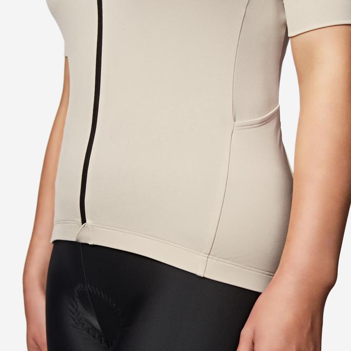 Image du produit Van rysel Maillot vélo route manches courtes été regular femme - beige (XL)