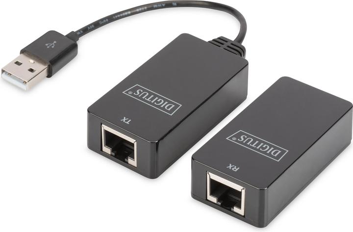 Produktbild Digitus USB Extender für CAT5e CAT6 UTP Kabel bis 45m Länge (USB, RJ45 (1x))