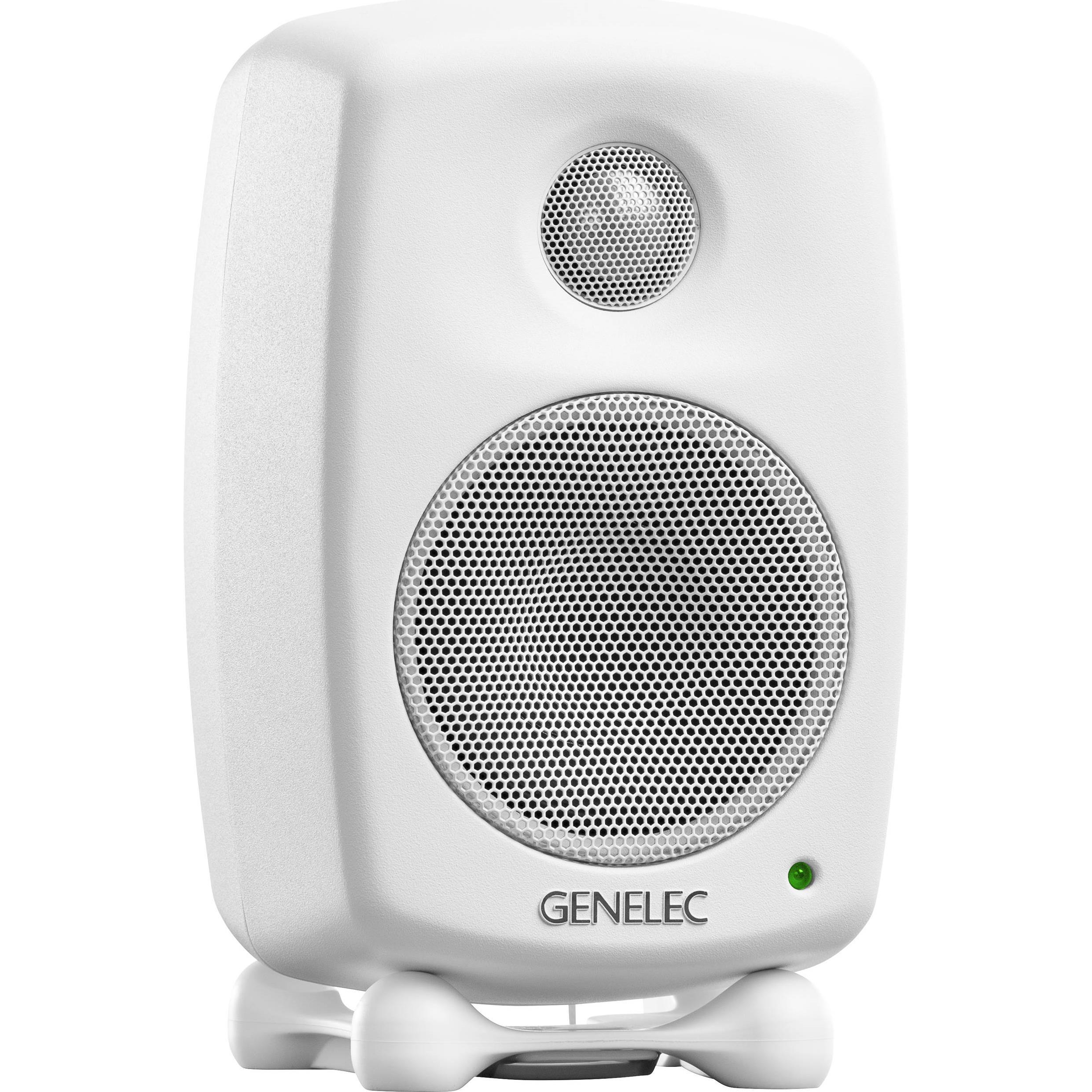 Genelec 8010aw (Aktiv, 1 Stk., 1x 50 W), Monitor Lautsprecher, Weiss