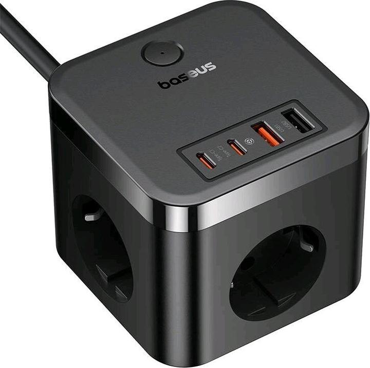 Produktbild Baseus PowerCombo Cube (Eurostecker) (30 W, 7 Ports)