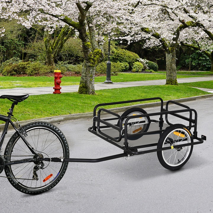 Actual product image Homcom Foldable cargo trailer