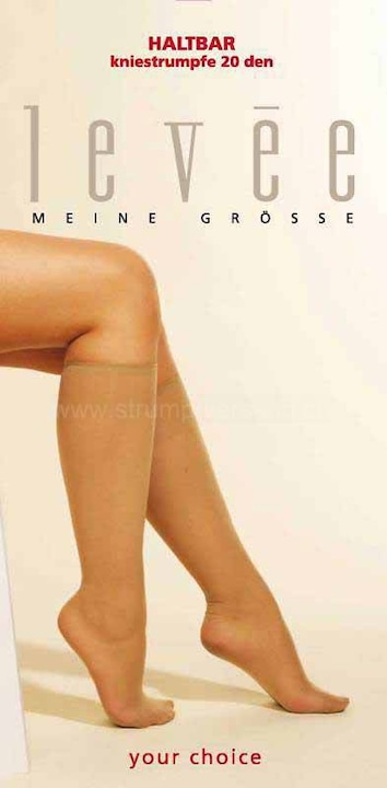 Image du produit Levee Meine Grösse (Lot de 6) Mi-bas fins, couleur 220 kaschmir, taille 35-38 (20 DEN, 35 - 38)