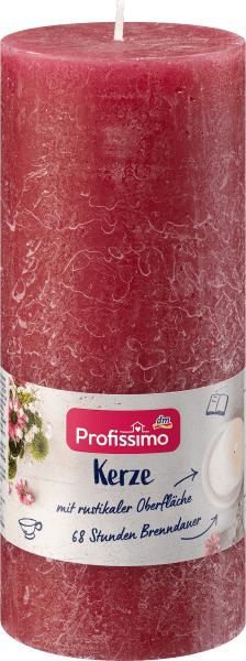 Produktbild dm Profissimo Rustikkerze bordeaux 160/68
