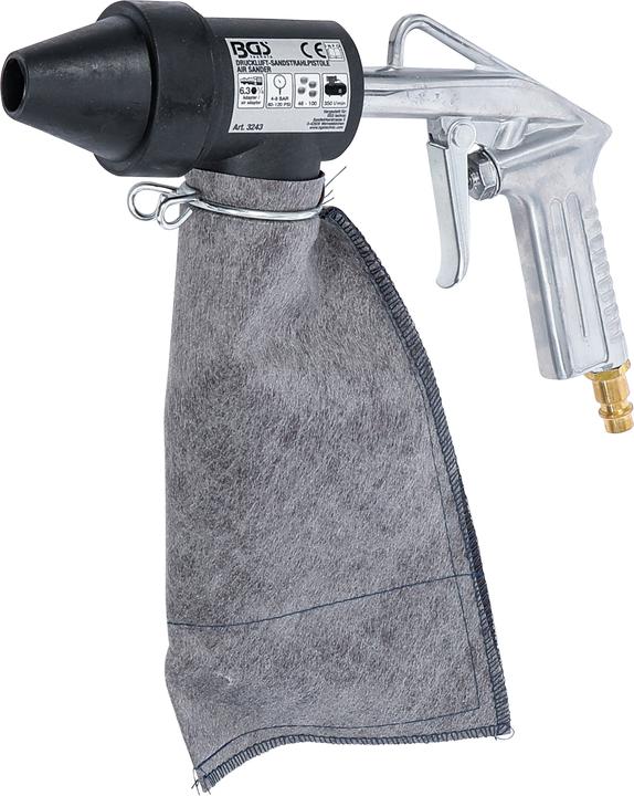 Image du produit BGS Pistolet de sablage à air comprimé avec accessoires