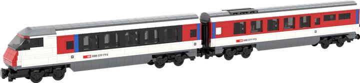 Produktbild Mobabricks SBB InterCity Ergänzungsset (LEGO City kompatibel)