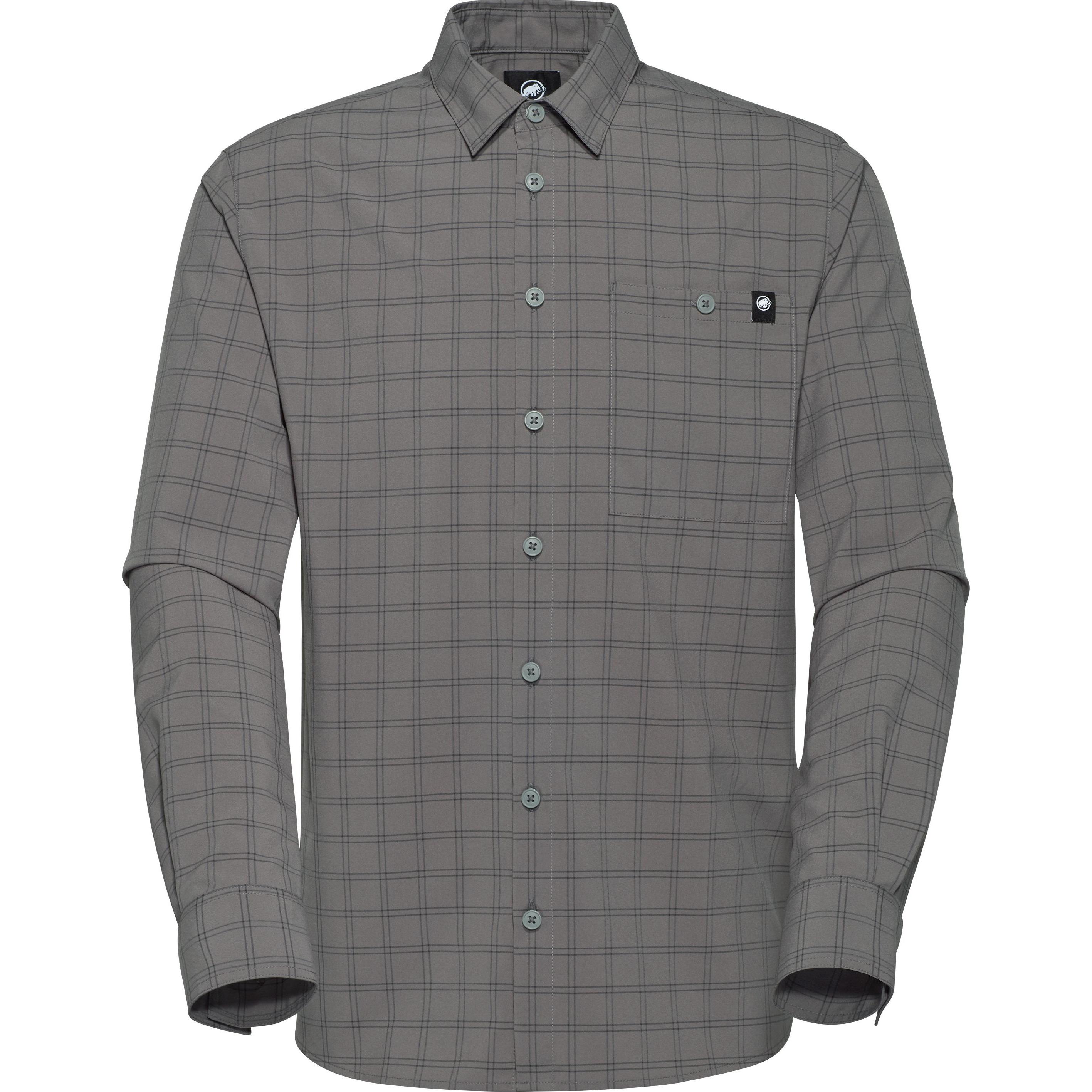 Mammut, Herren, Hemd, Lenni Longsleeve Shirt Men, Grau, (S)