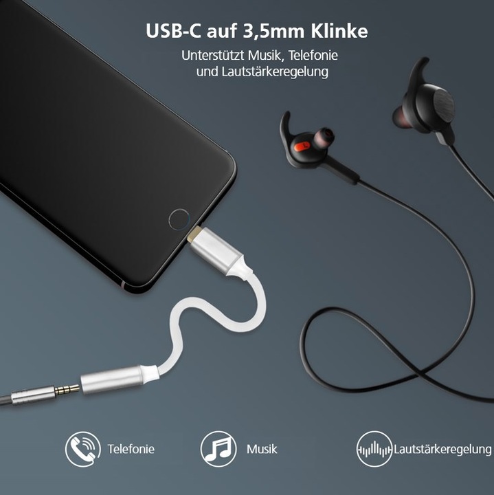 Produktbild Helos Premium Audio-Adapter (Klinkenadapter)