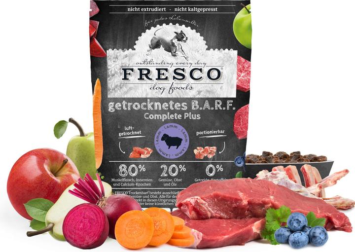 Image du produit Fresco Aliment sec BARF Complete Plus Agneau 1 kg (Senior, Adulte, Junior, 1 pcs, 1000 g)