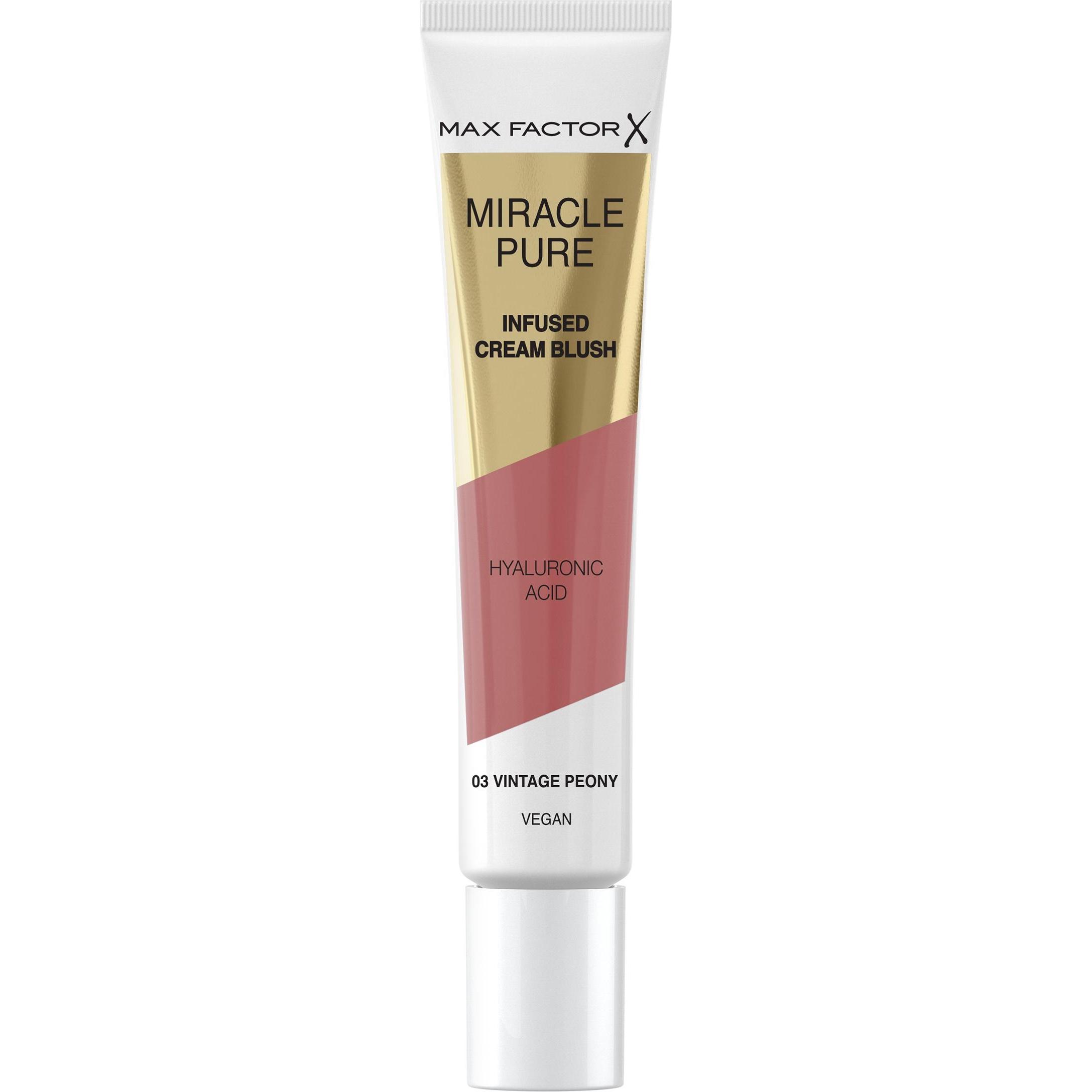 Max Factor, Blush, Miracle Pure Infused Cream Blush (03 Peonia vintage)