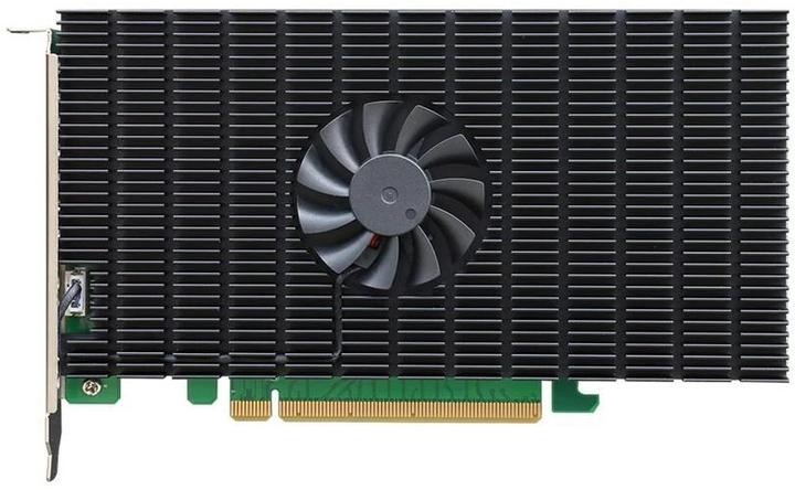 Image du produit HighPoint Adaptateur de bus hôte Rocket 1504 PCI-Ex16v4 - 4x M.2 NVMe