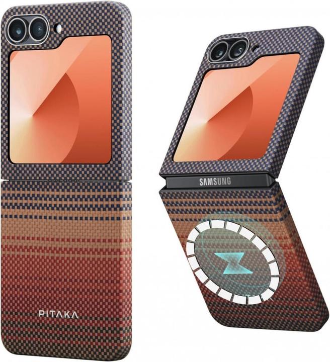 Image du produit Pitaka MagEZ Case 5 sunset - Samsung Galaxy Z Flip 6 (Samsung Galaxy Z Flip6)