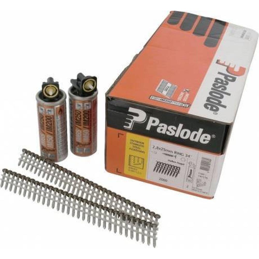 Paslode, Chiodi, CONFEZIONE 2.8X32RV2A (2000 pz., 32 mm)