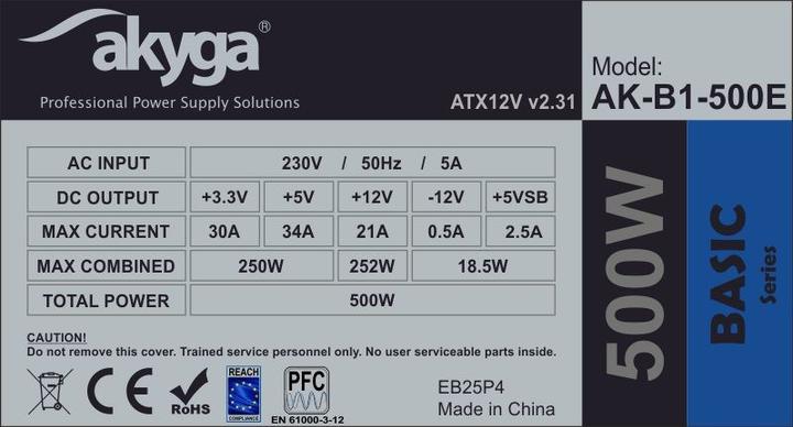 Image du produit Akyga AK-B1-500E (500 W)