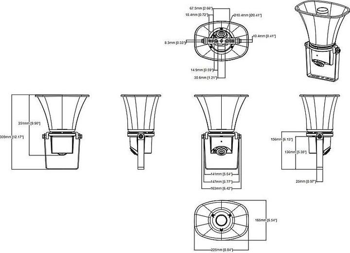 Produktbild Axis C1310-E MK II NETWORK HORN (Schutzfolie)