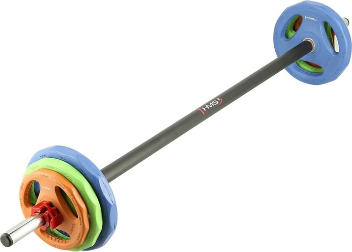 Actual product image HMS Body Pump SBP22 Barbell (2 x 2.5 kg, 2 x 5 kg, 2 x 1.25 kg)