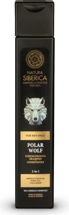 Actual product image Natura Siberica Shampoo with Conditioner for Men 250ml (250 ml, Liquid shampoo)