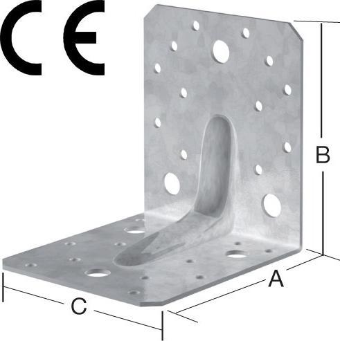 Immagine prodotto Vormann Connettore angolare per impieghi gravosi 70 x 70x55mm S.2 mm (Connettore angolare, 1 pz.)