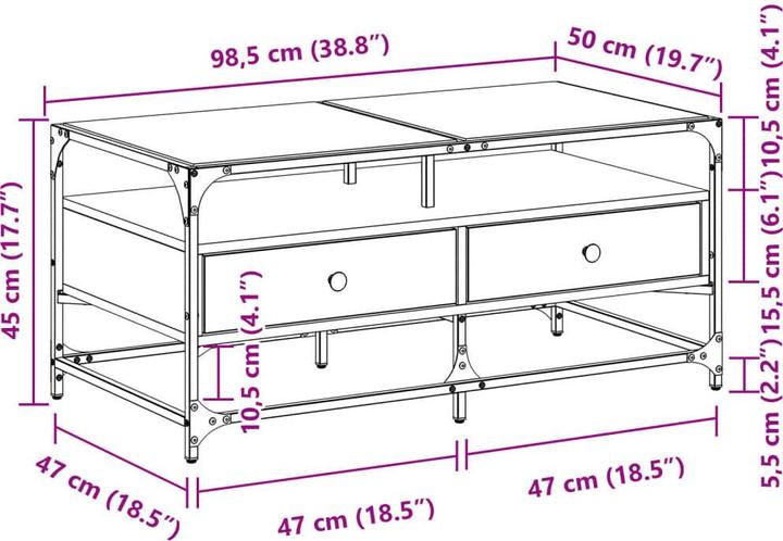 Image du produit vidaXL Couchtisch