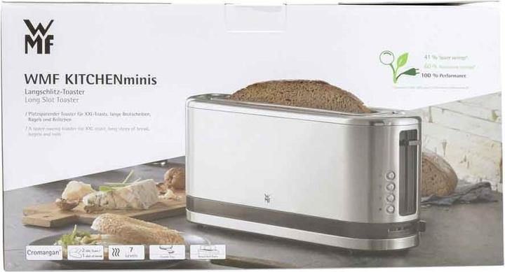 Image du produit WMF KITCHENminis Grille-pain à fentes longues 2 tranches avec support à petits pains