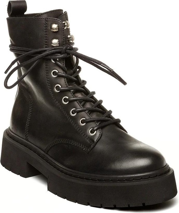Actual product image Steve Madden black gusto biker boots (38)