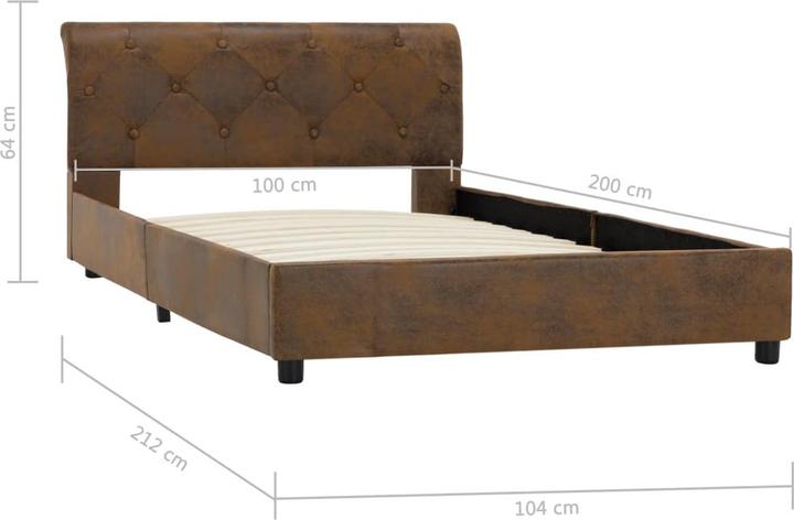 Image du produit vidaXL Bettgestell (120 x 200 cm)