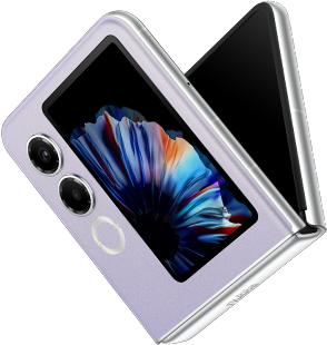 Image du produit Nubia Flip 2 5GB / 8GB / 256GB / Lilac P (256 Go, Lilas Pourpre, 6.90", Double SIM)