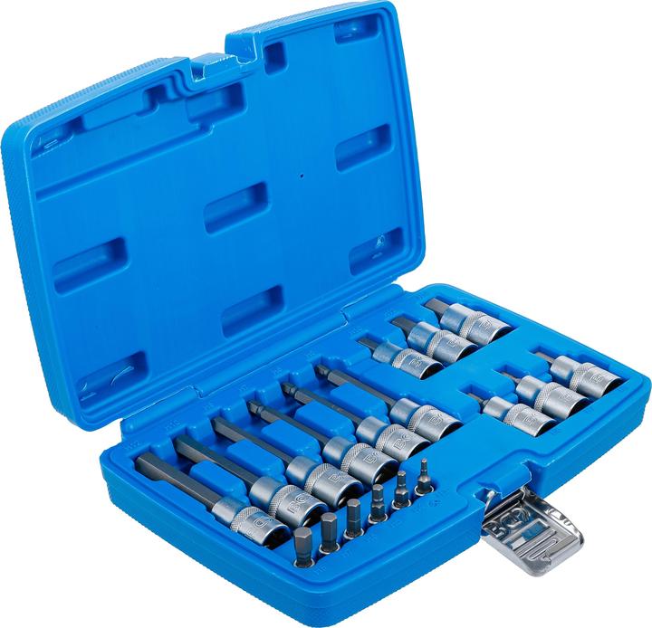 Produktbild BGS Bit-Einsatz-Satz (1x Innensechskant 12 mm, Innensechskant 5 mm, Innensechskant 14 mm, Innensechskant 10 mm, Innensechskant 6 mm, Innensechskant 4 mm, Innensechskant 7 mm, Innensechskant 3,0 mm, Innensechskant 8 mm)