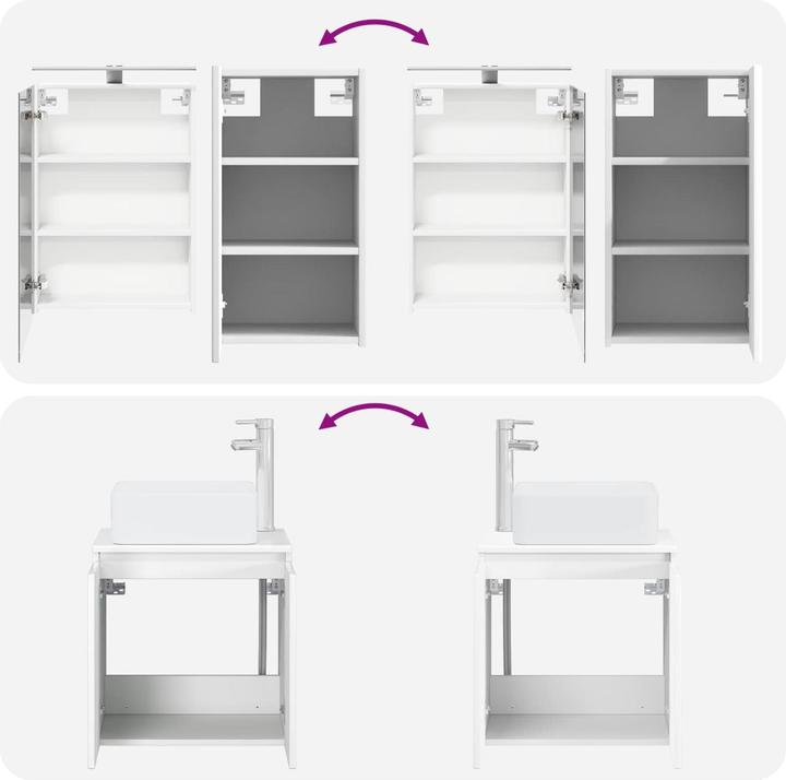 Produktbild vidaXL Badezimmerschrank-Set