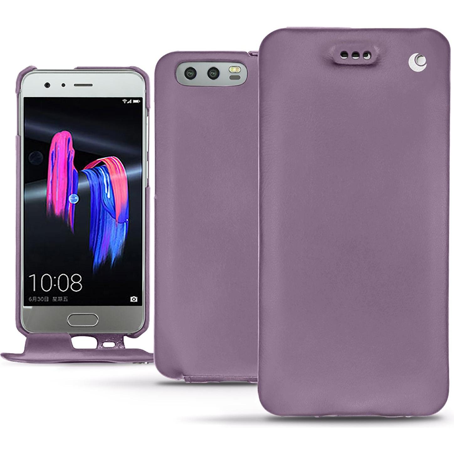 Noreve Lederschutzhülle vertikal (Honor 9), Smartphone Hülle, Violett