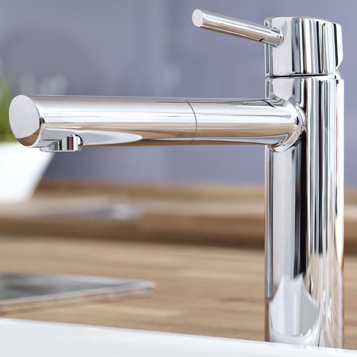 Actual product image Grohe Küchenarmatur mit Handbrause Concetto chrom glänzend 31129001