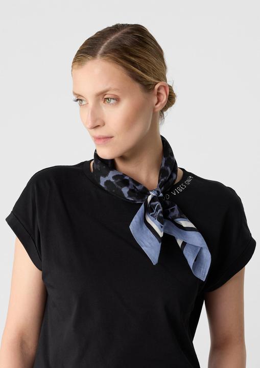 Image du produit Comma Tuch Quadratisches Baumwolltuch mit All-over-Print