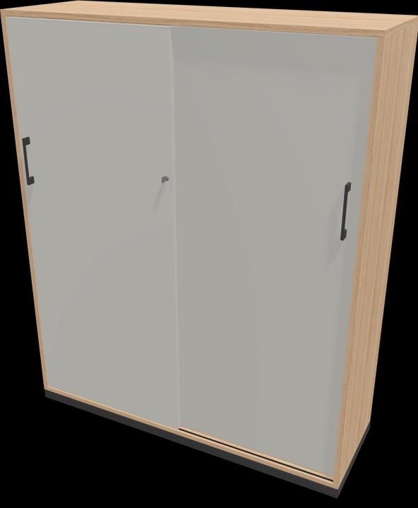 Pearl grey, Dark grey, Amber oak decor with structure