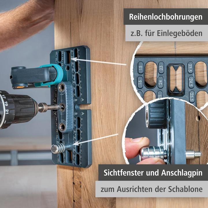 Produktbild wolfcraft Exzenter-Möbelverbinder (1 Stk.)