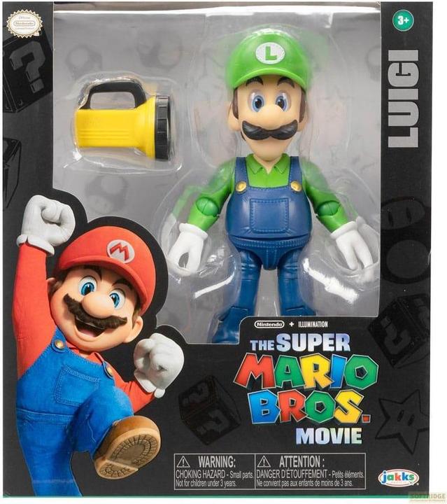 Actual product image Jakks Pacific Super Mario Movie - 5 Figure - Luigi (13 cm) (417174)