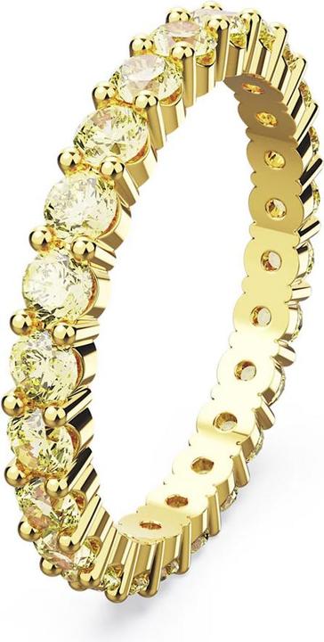 Actual product image Swarovski Matrix Ring Round Cut Yellow Gold (52)