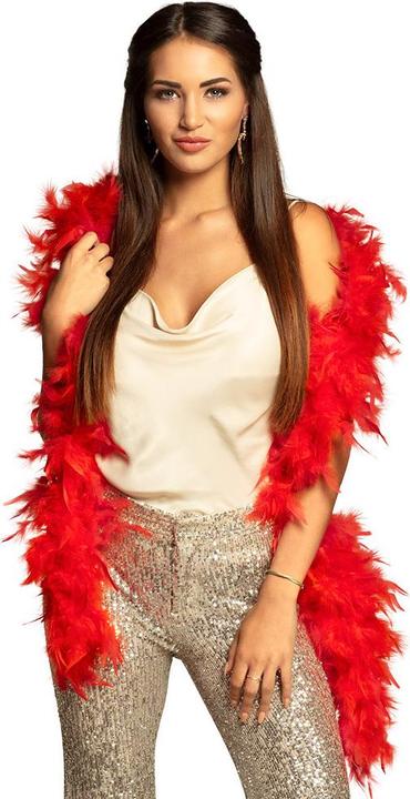 Immagine prodotto Boland Benelux Boa di piume 180cm rosso 50g