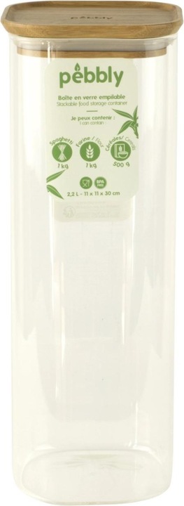 Image du produit Pebbly Bocal de stockage (2.20 l)