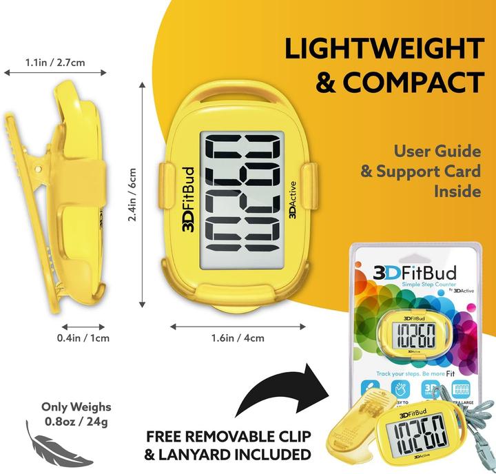 Actual product image 3DActive Pedometer