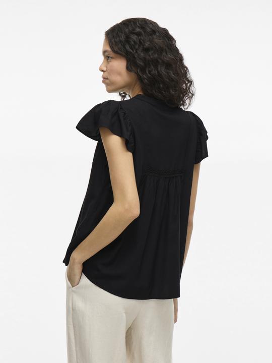 Actual product image Vila VIVISIA V-Ausschnitt Oberteil mit angeschnittenen Ärmeln (38)