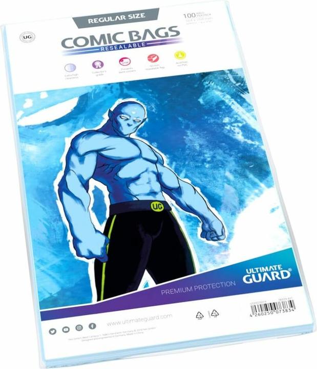 Produktbild Ultimate Guard UGD020019 - Comic Bags Resealable Regular Size (100 x)