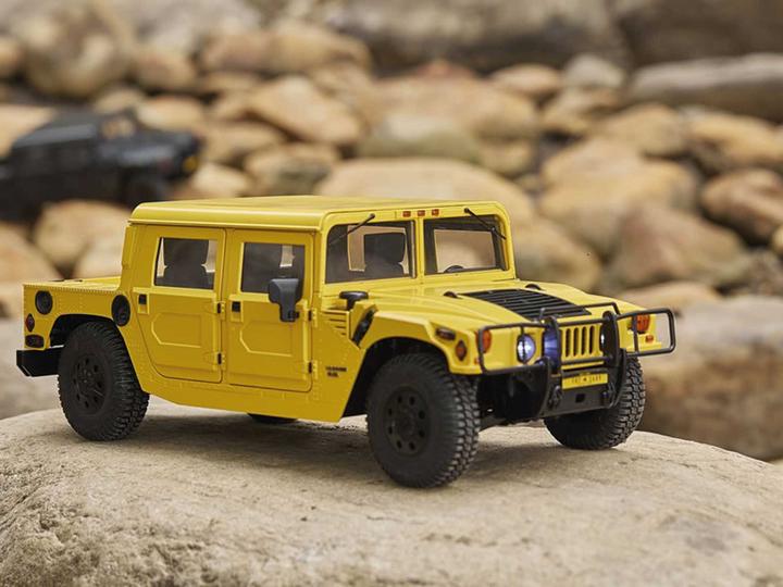 Produktbild FMS Hummer H1 Alpha 1:12 gelb - RTR 2.4GHz (RTR Ready-to-Run)