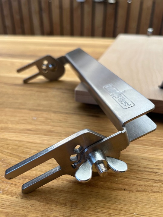 Actual product image Grillfürst Flame salmon board beech 190mm clamp variant IDD
