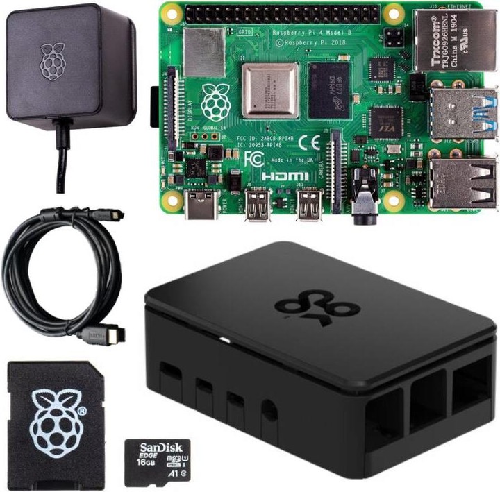 Actual product image Raspberry Pi 4 4G Model B HDMI Kit