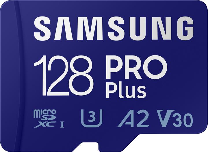 Produktbild Samsung SD MicroSD Card SDXC PRO Plus Reader (128 GB, microSDXC, U3, UHS-I)