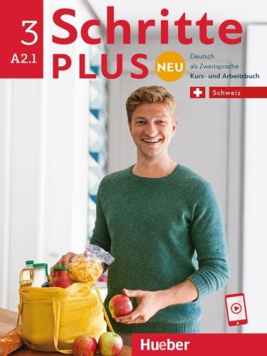 Produktbild Schritte Plus Neu 3 Ausgabe Schweiz Kursbuch und Arbeitsbuch + App (Deutsch, Daniela Niebisch, Sylvette Penning-Hiemstra, Franz Specht, Angela Pude, Monika Reimann, 2022)