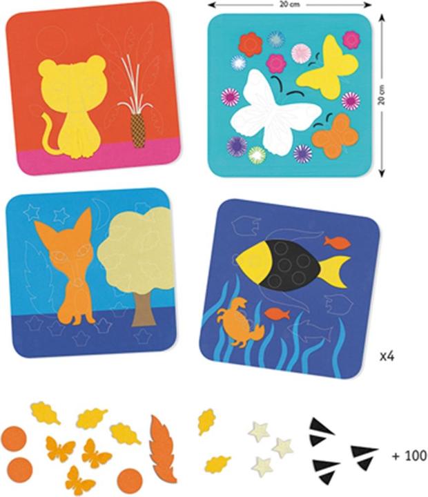 Actual product image Djeco Filzbilder Sweet Nature