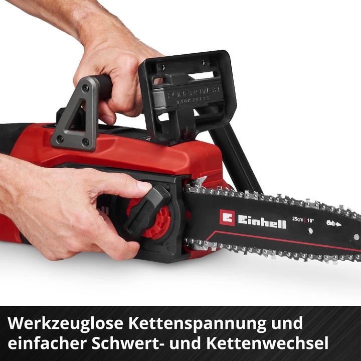 Actual product image Einhell Motosega Senza Filo (Battery chain saw)
