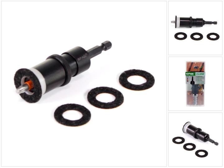 Actual product image Spax Depth Stop Driveop With Felt Rings And T25 T-Star Plus (Hexagon socket TX M25)