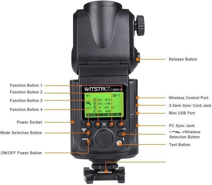 Produktbild Godox Wistro AD360II-N KIt mit PB960 Nikon (Aufsteckblitz, Nikon)